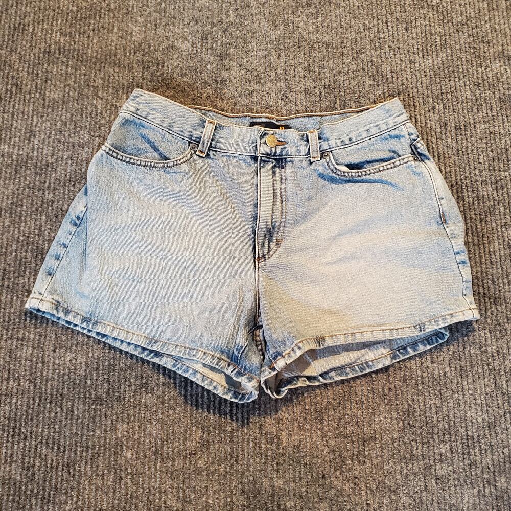 J Crew Vintage Y2K Denim Shorts High Rise Mom-Style Light Wash Womens 10